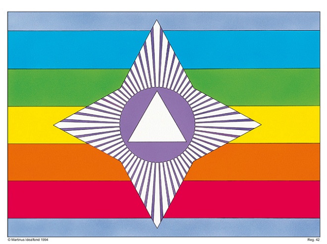 Martinus sagens flag - symbol 42